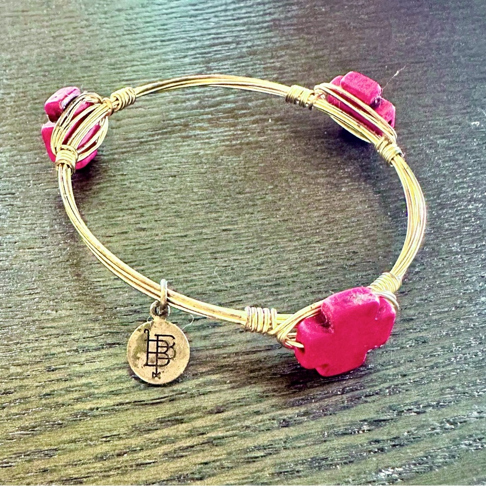 Red Bourbon and Bowties Bangle